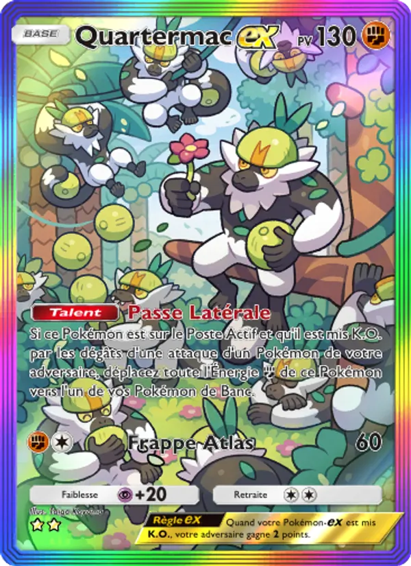Carte Pokémon Quartermac-ex 205/155 de l'extension Gardiens Astraux