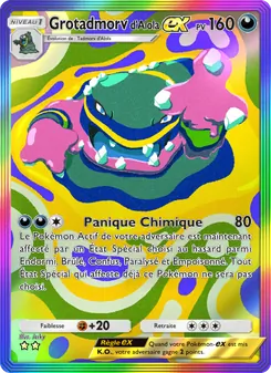 Carte Pokémon Grotadmorvd'Alola-ex 206 — Gardiens Astraux