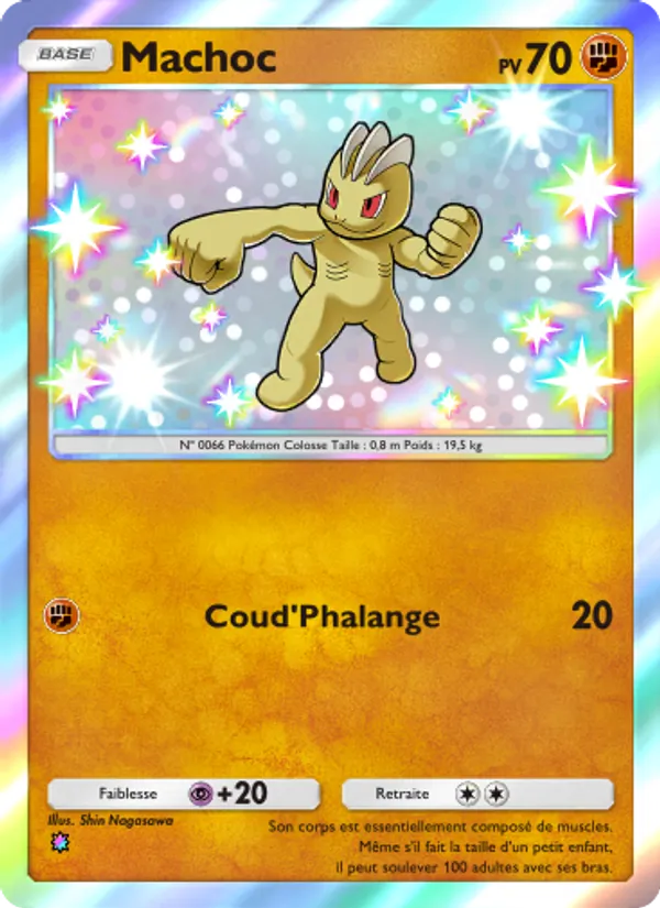 Carte Pokémon Machoc 223/155 de l'extension Gardiens Astraux
