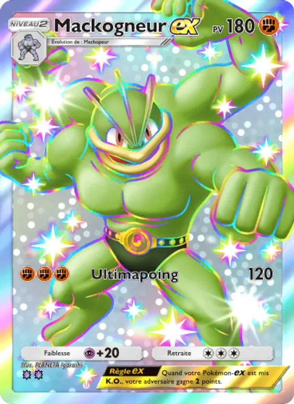 Carte Pokémon Mackogneur-ex 235/155 de l'extension Gardiens Astraux