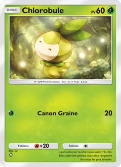 Carte Pokémon Chlorobule 001 — Crise Interdimensionnelle