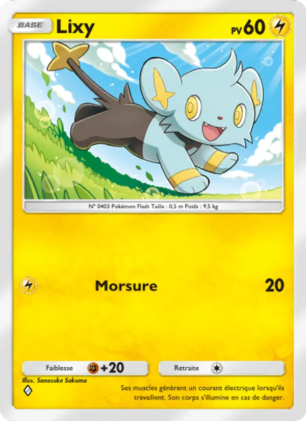 Carte Pokémon Lixy 013/69 de l'extension Crise Interdimensionnelle