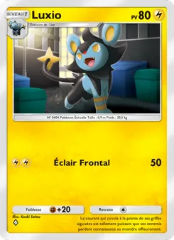 Carte Pokémon Luxio 014