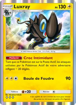 Carte Pokémon Luxray 015 — Crise Interdimensionnelle