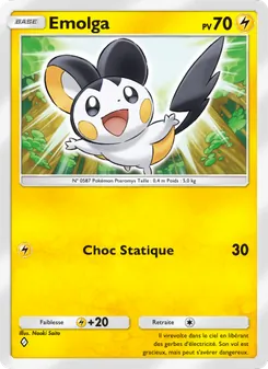 Carte Pokémon Emolga 018