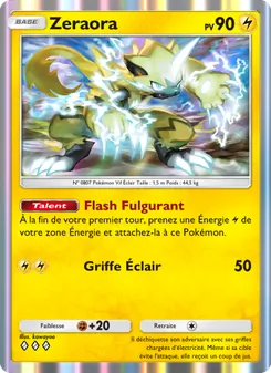 Carte Pokémon Zeraora 021 — Crise Interdimensionnelle