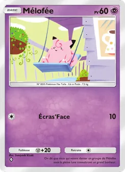 Carte Pokémon Mélofée 022 — Crise Interdimensionnelle