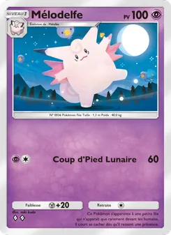Carte Pokémon Mélodelfe 023 — Crise Interdimensionnelle