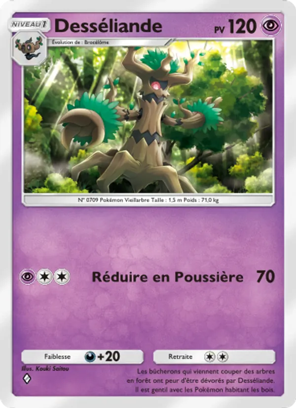 Carte Pokémon Desséliande 025/69 de l'extension Crise Interdimensionnelle