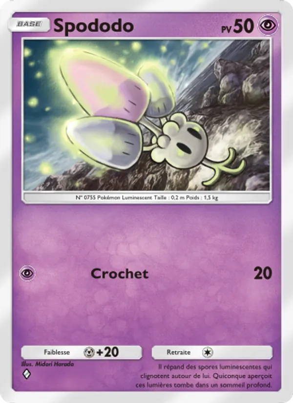 Carte Pokémon Spododo 026/69 de l'extension Crise Interdimensionnelle