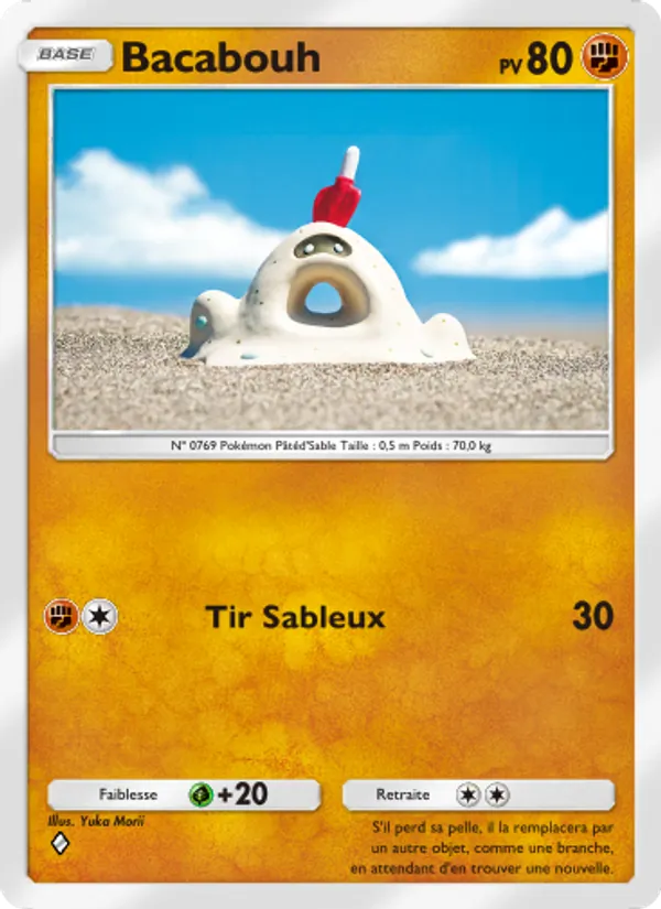 Carte Pokémon Bacabouh 035/69 de l'extension Crise Interdimensionnelle