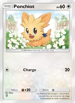 Carte Pokémon Ponchiot 054 — Crise Interdimensionnelle