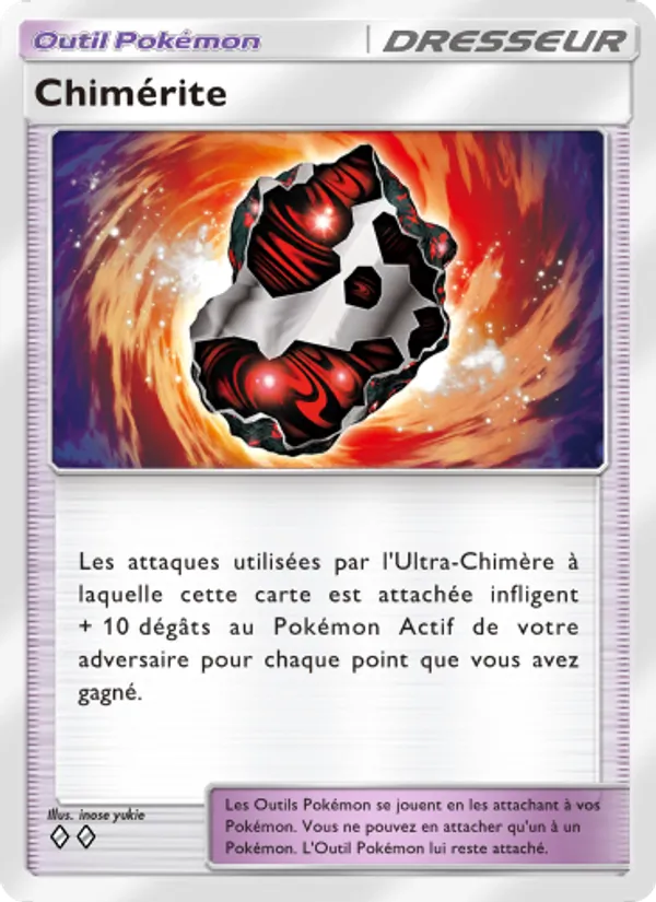 Carte Pokémon Chimérite 066/69 de l'extension Crise Interdimensionnelle