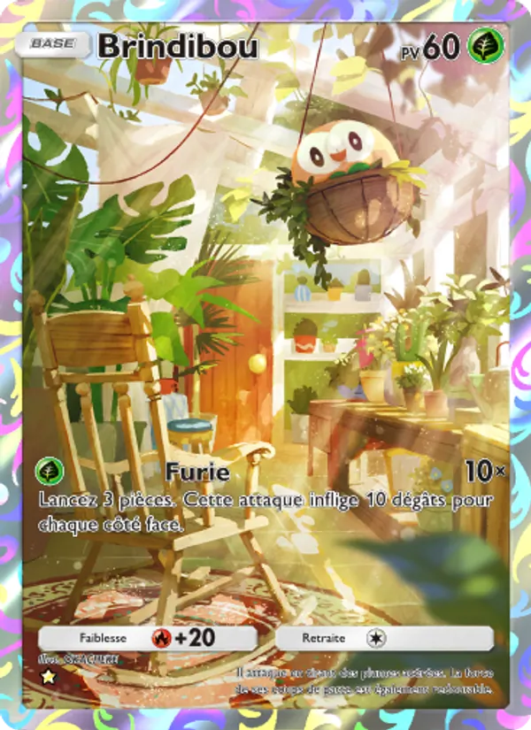 Carte Pokémon Brindibou 070/69 de l'extension Crise Interdimensionnelle