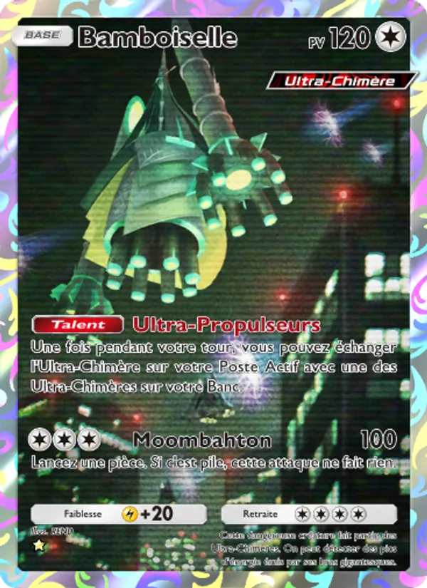 Carte Pokémon Bamboiselle 075/69 de l'extension Crise Interdimensionnelle