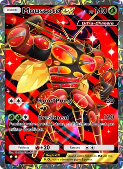 Carte Pokémon Mouscoto-ex 076 — Crise Interdimensionnelle