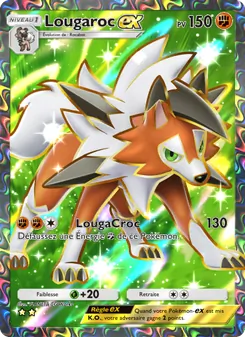 Carte Pokémon Lougaroc-ex 078 — Crise Interdimensionnelle