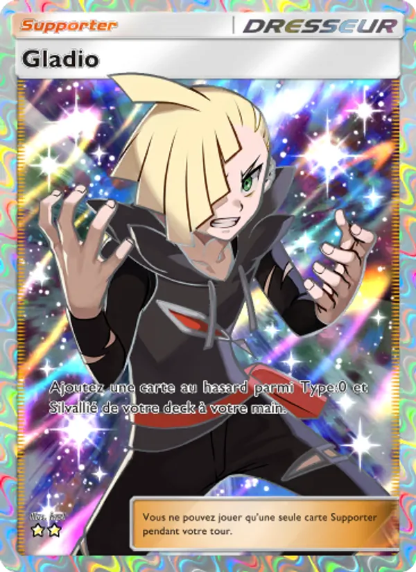 Carte Pokémon Gladio 081/69 de l'extension Crise Interdimensionnelle