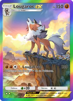 Carte Pokémon Lougaroc-ex 085 — Crise Interdimensionnelle