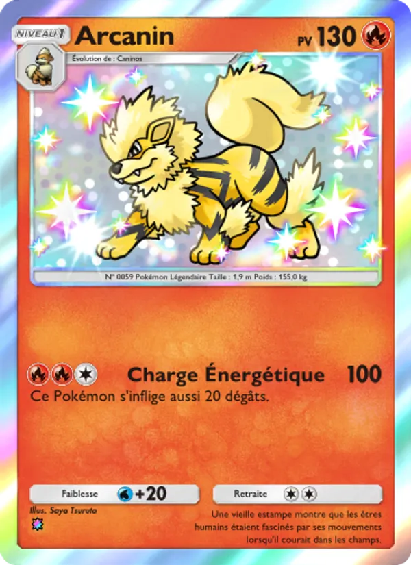 Carte Pokémon Arcanin 090/69 de l'extension Crise Interdimensionnelle