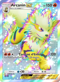 Carte Pokémon Arcanin-ex 100 — Crise Interdimensionnelle