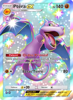 Carte Pokémon Ptéra-ex 101 — Crise Interdimensionnelle