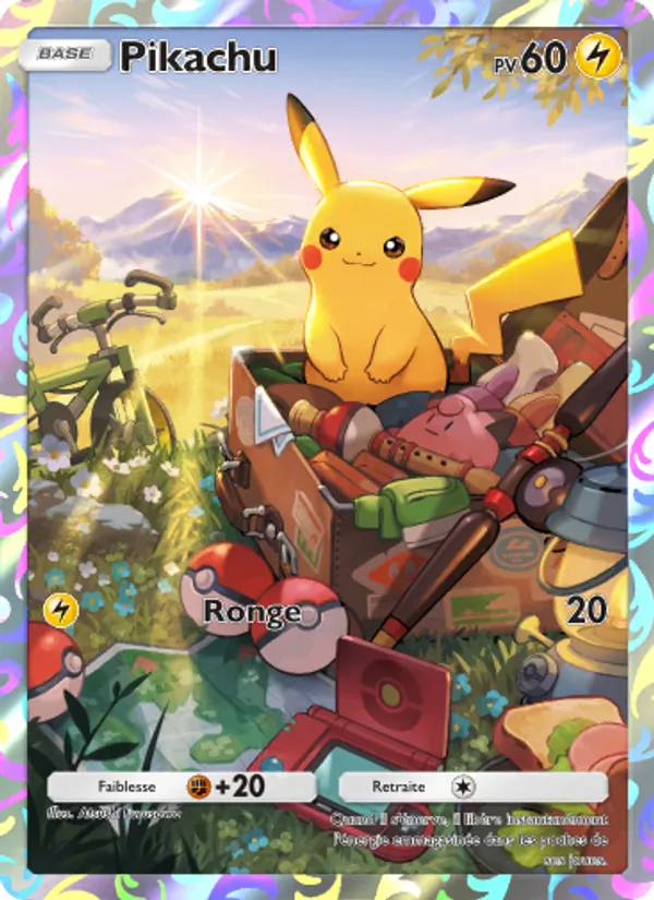 Carte Pokémon Pikachu 009 de l'extension Promo-A