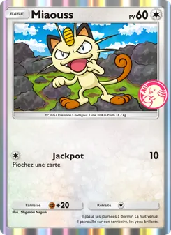 Carte Pokémon Miaouss 012