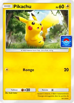 Carte Pokémon Pikachu 015