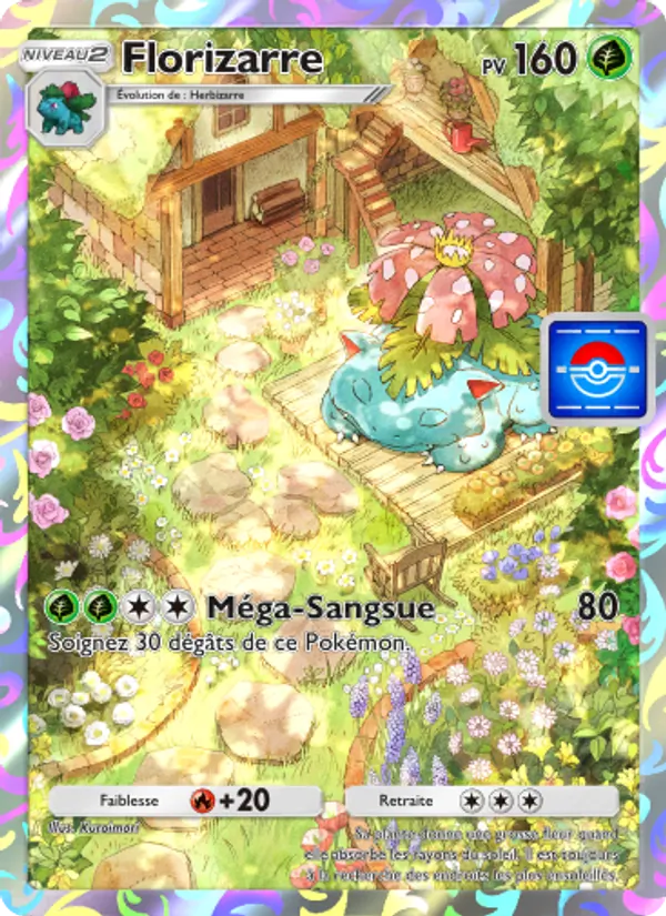 Carte Pokémon Florizarre 018 de l'extension Promo-A