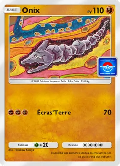 Carte Pokémon Onix 021