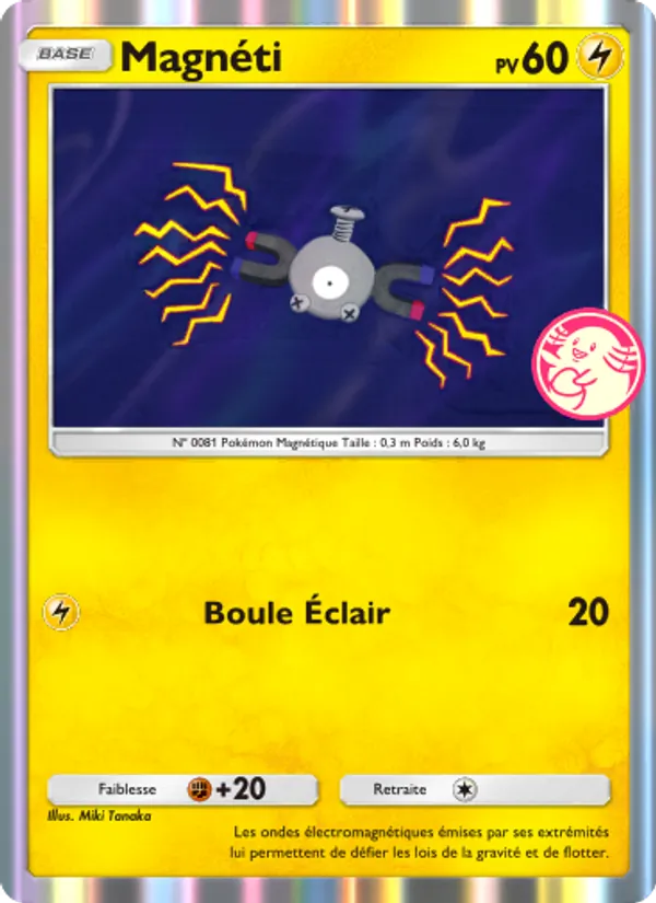 Carte Pokémon Magnéti 024 de l'extension Promo-A