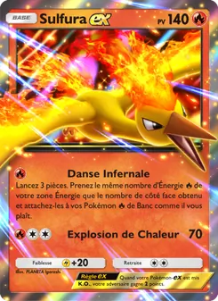Carte Pokémon Sulfura-ex 025
