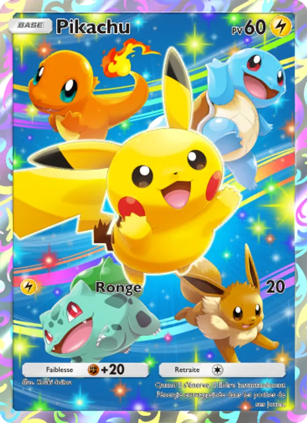 Carte Pokémon Pikachu 026 de l'extension Promo-A