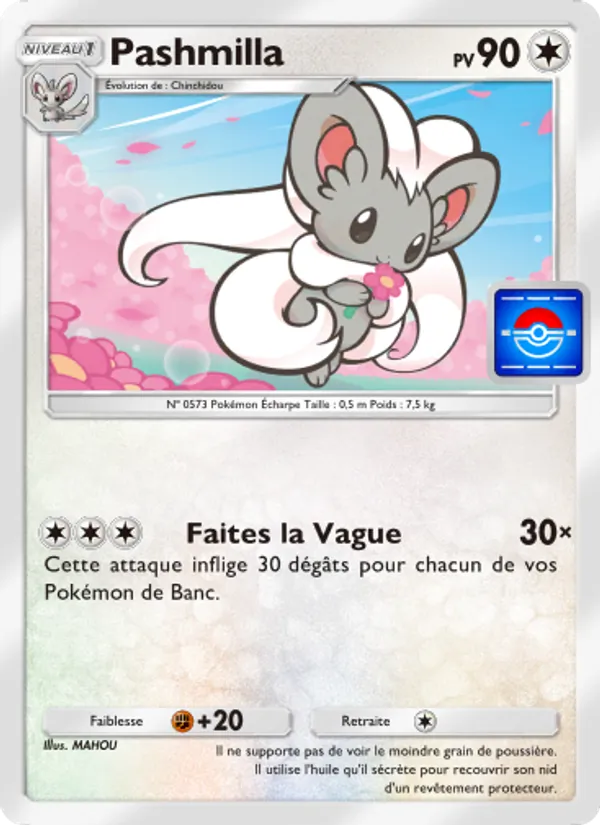 Carte Pokémon Pashmilla 031 de l'extension Promo-A