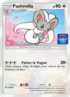 Carte Pokémon Pashmilla 031