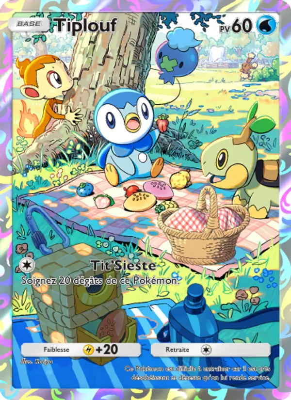 Carte Pokémon Tiplouf 034 de l'extension Promo-A
