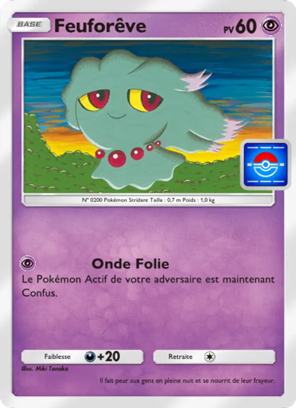 Carte Pokémon Feuforêve 038 de l'extension Promo-A