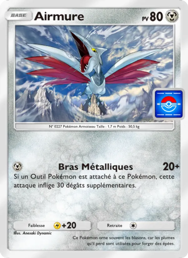 Carte Pokémon Airmure 039 de l'extension Promo-A