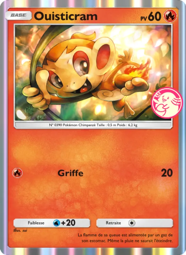 Carte Pokémon Ouisticram 040 de l'extension Promo-A