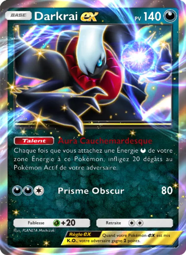 Carte Pokémon Darkrai-ex 042 de l'extension Promo-A