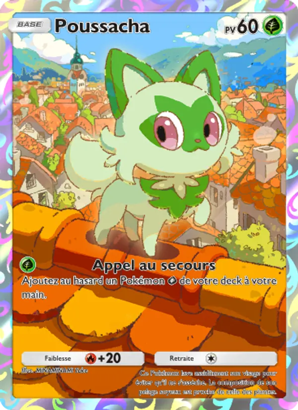 Carte Pokémon Poussacha 052 de l'extension Promo-A