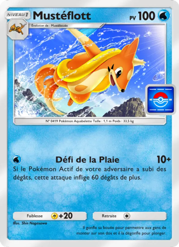 Carte Pokémon Mustéflott 053 de l'extension Promo-A
