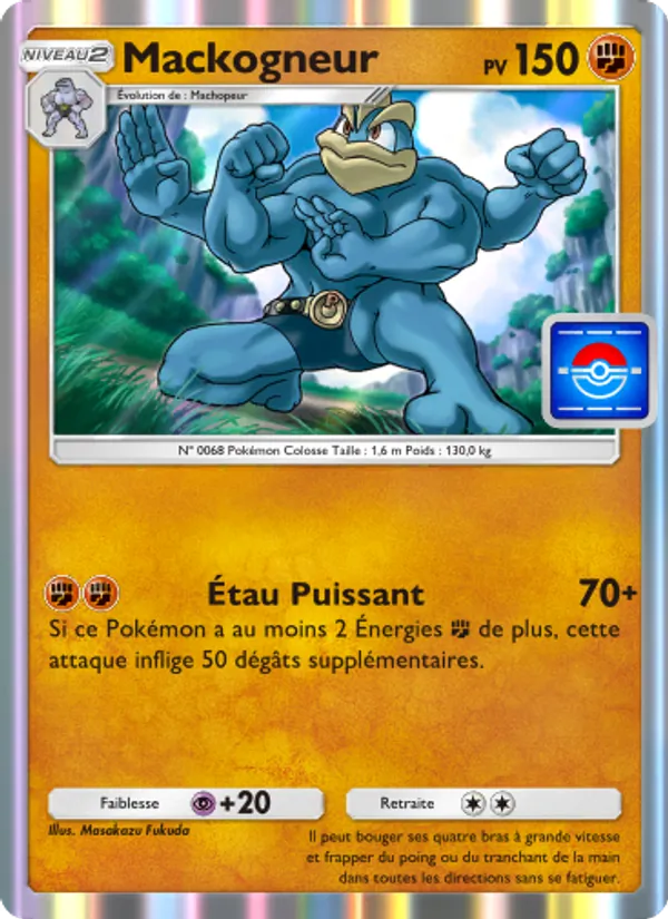 Carte Pokémon Mackogneur 055 de l'extension Promo-A