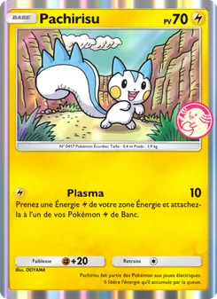 Carte Pokémon Pachirisu 058