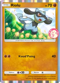 Carte Pokémon Riolu 059 — Promo-A