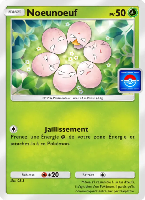 Carte Pokémon Noeunoeuf 060 de l'extension Promo-A