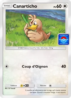 Carte Pokémon Canarticho 062