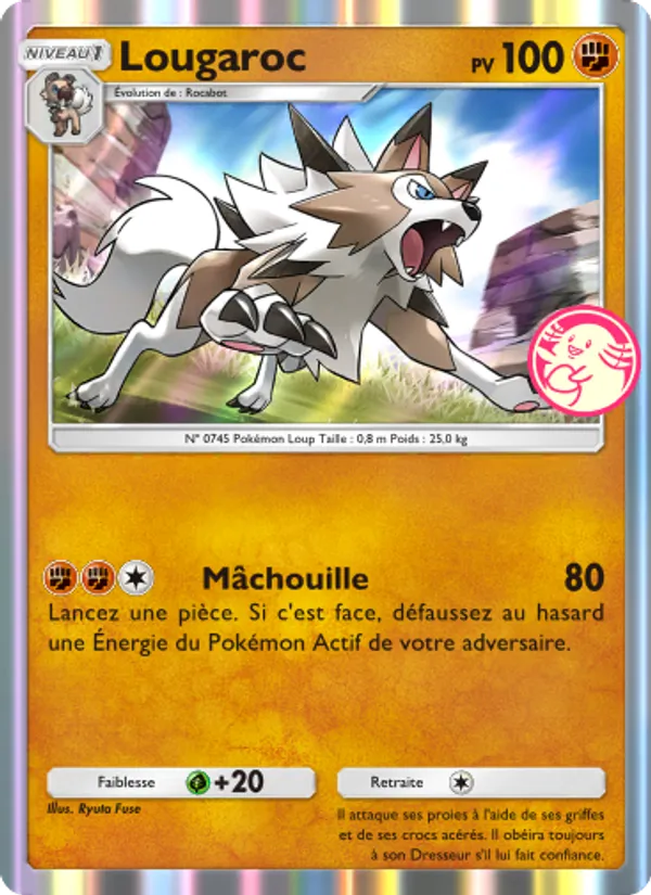 Carte Pokémon Lougaroc 068 de l'extension Promo-A
