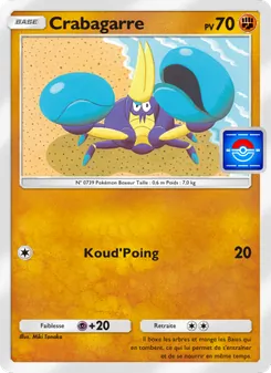 Carte Pokémon Crabagarre 071